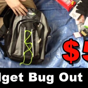 $50 Budget Bugout Bag - Bugout Bag Basics on a Budget
