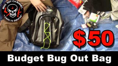 $50 Budget Bugout Bag - Bugout Bag Basics on a Budget