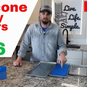 How To Make Silicone Tray Liners For $16 // HARVESTRIGHT FREEZE DRYER silicone mat