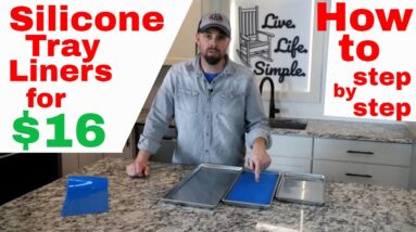 How To Make Silicone Tray Liners For $16 // HARVESTRIGHT FREEZE DRYER silicone mat