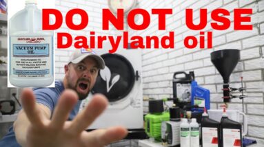 BEST OIL FOR THE HARVESTRIGHT FREEZE DRYER?-- DO NOT USE DAIRYLAND!!!