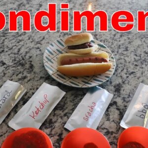 Freeze Dried Condiments -- Ketchup, Mustard, Sriracha, BBQ Sauce & Relish