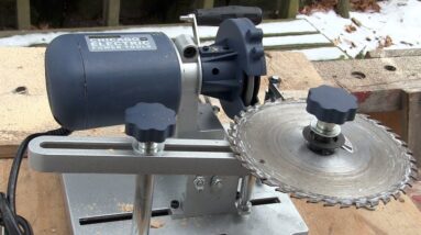 Harbor Freight Circular saw blade sharpener review ( Chicago Electric)