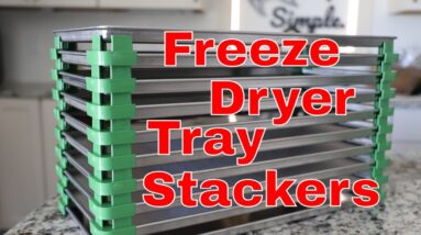 New HARVESTRIGHT Freeze Dryer Tray Stackers!