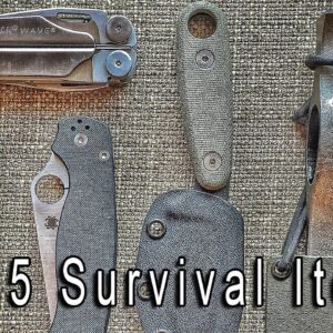 Top 5 Survival Items for Your Bugout Bag or Survival Kit