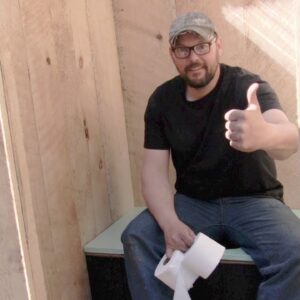 Building an Off Grid Outhouse .........start to finish