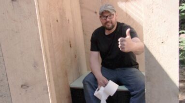 Building an Off Grid Outhouse .........start to finish