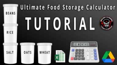 Ultimate Food Storage Calculator Tutorial
