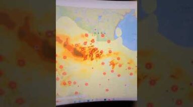 Real Time Forest Fire Map #shorts