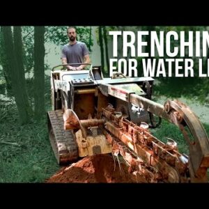 Trenching for Water Lines | Forest to Farm