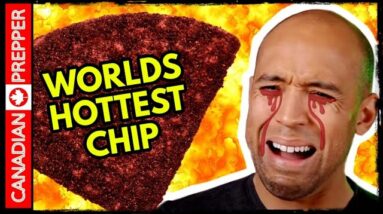 Prepper Almost Dies Doing One Chip Challenge