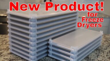 Stackable Tray Lid for Freeze Drying -- Freeze Drying Accessories and Solutions