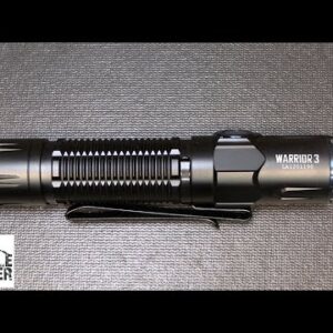 Olight Warrior 3  2300 Lumen Tactical Flashlight Review & Torture Test