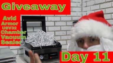 12 Days of Christmas Giveaway 🎄DAY 11🎄 (Avid Armor USV32 Chamber Vacuum Sealer)
