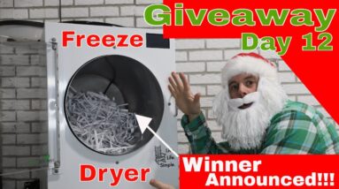 12 Days of Christmas Giveaway 🎄DAY 12🎄 (Harvestright Freeze Dryer & Premier Pump)