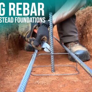Laying Rebar for a Future Homestead | Forest to Farm
