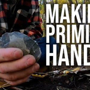 Making a Primitive Knife out of a Rock | TJack Survival