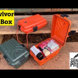 Survivor Dry Box : Survival Kit, Trauma Kit, Electronics and EDC