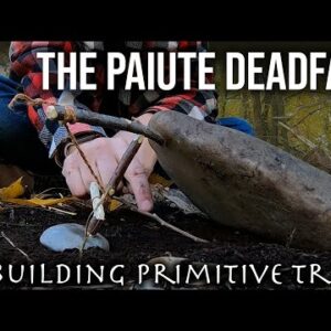The Paiute Deadfall | Building Primitive Traps | TJack Survival