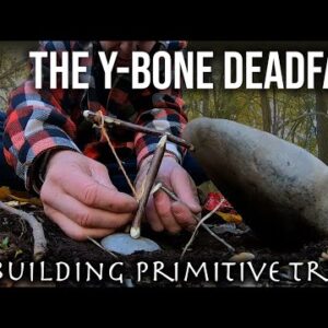 The Y-Bone Deadfall | Building Primitive Traps | TJack Survival