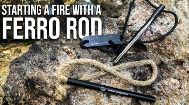 How to Use a Ferro Rod | Whiskey & Wilderness Firestarting Kit