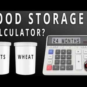 Never Run Out of Food! Correctly Calculate Food Storage - Free Website