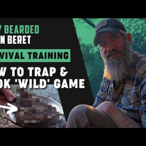 Primitive Trapping Techniques and Cast Iron Cooking | Gray Bearded Green Beret