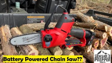 Milwaukee M12 Fuel Hatchet : Battery Powered Chainsaw Review