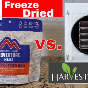 Mountain House Vs. Harvestright Freeze Dryer -- Chicken Fried Rice