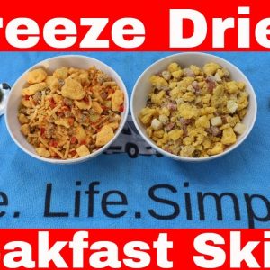Freeze Dried Idaho Breakfast Skillet -- Potatoes, Eggs, Wild Mushrooms, Peppers, Scrambled Eggs
