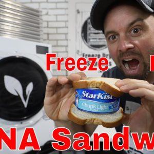 Freeze Dried Tuna Fish Sandwich ðŸ�Ÿ How to Rehydrate Bread ðŸ�ž