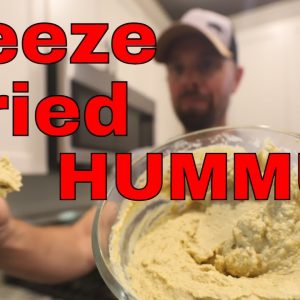 Freeze Dried Hummus -- Chickpea/ Garbanzo Hummus & Black Bean Hummus