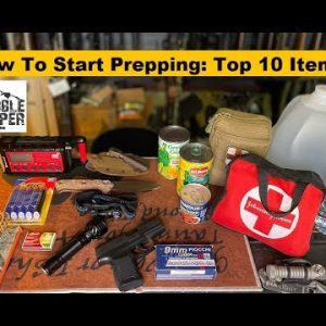 How to Start Prepping: Top 10 List    Prepper School Vol. 27
