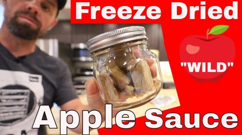 Freeze Dried Wild Applesauce  -- Freeze Drying Wild Apples