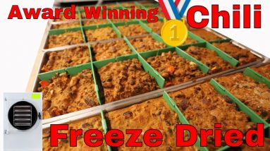 Freeze Dried Chili -- Award Winning Chili!