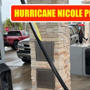 Hurricane Nicole is brewing & we're prepping for the SHTF!