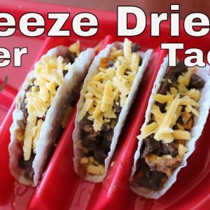 Freeze Dried Deer Loin Tacos -- Most Tender Deer Ever!