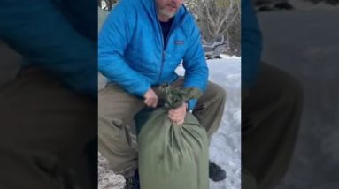 Simple Trick to Waterproof an Army Bag