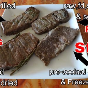 Freeze Dried Steak (4 Different Ways) & Rehydration Tips!