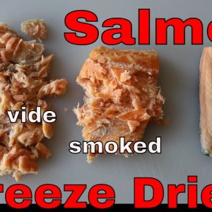 Freeze Dried Salmon -- Cooked 4 Different ways with Rehydration!