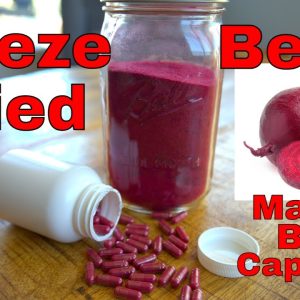 Freeze Dried Beet Powder Capsules -- Freeze Dried Superfoods!