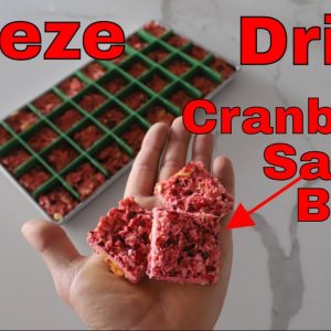 Delicious and Easy FREEZE DRIED Cranberry Salad Bites for Thanksgiving