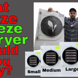 Which Size Freeze Dryer Is Right For You? Guide to Choosing the Right Size Freeze Dryer