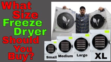 Which Size Freeze Dryer Is Right For You? Guide to Choosing the Right Size Freeze Dryer