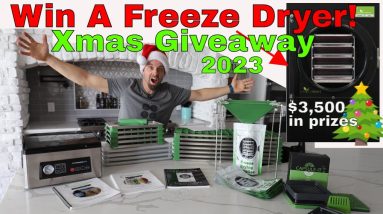 We're Giving Away a Freeze Dryer & $3,800 in prizes! 🎄Holiday Giveaway 2023🎄