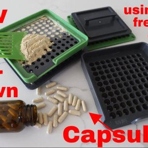 Save Money and Make Your Own Capsules! Using Freeze Dried Powders