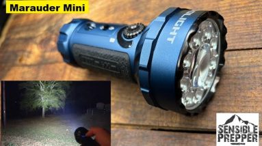 Olight Marauder Mini Flashlight Review : Incredible 7000 Lumens!